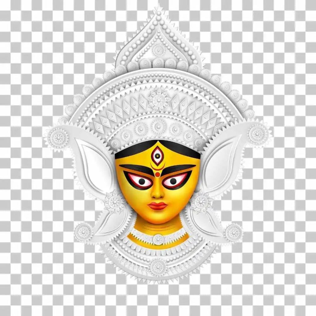 Durga Face PNG