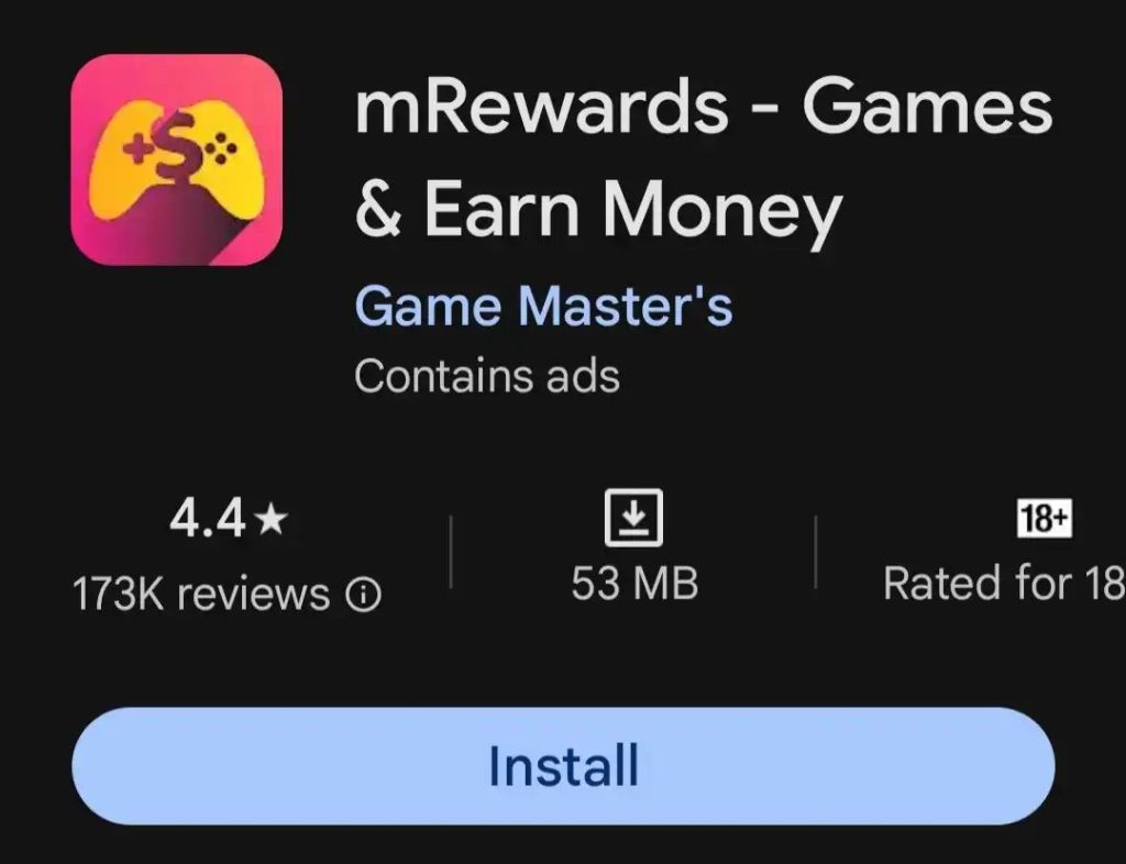 M Rewards In Playstore