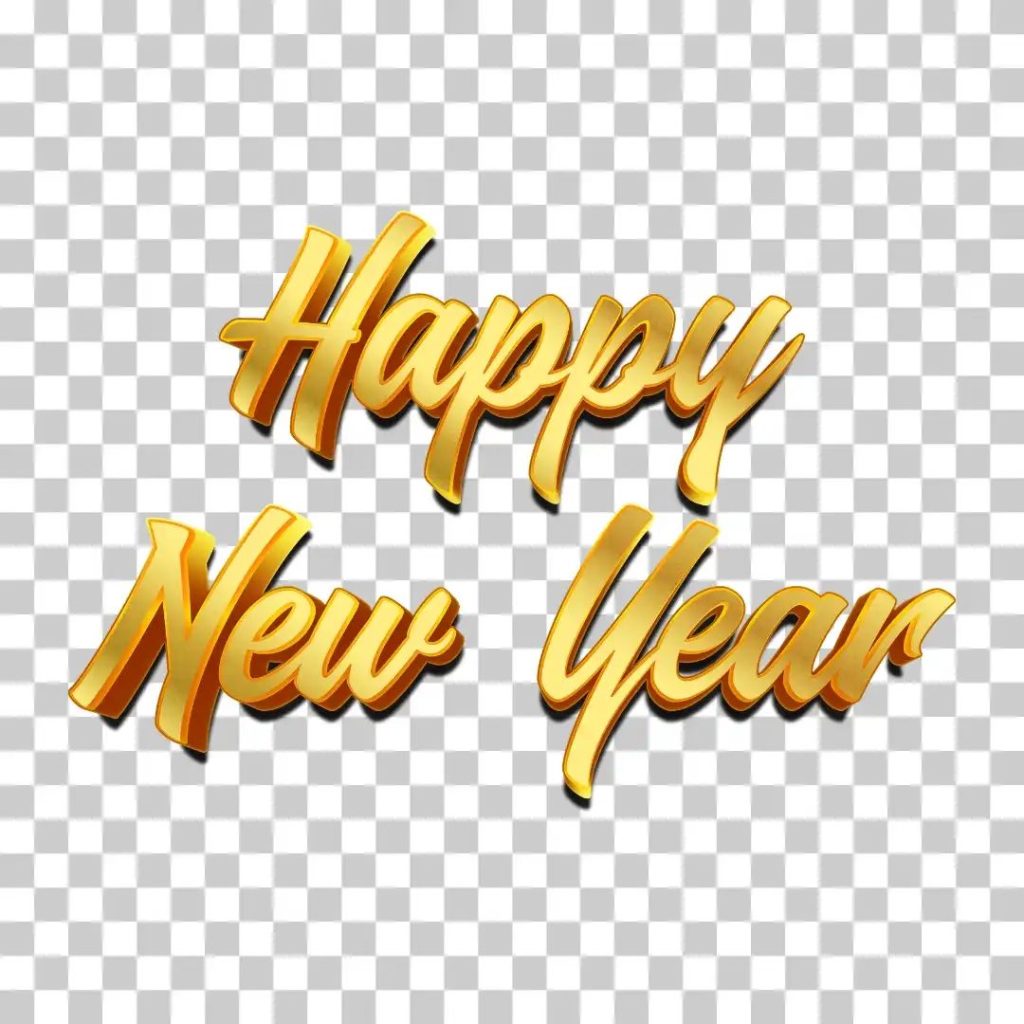 New Year PNG for Photo Editing